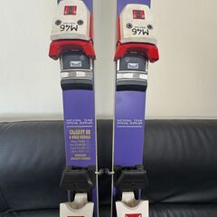 ▲ROSSIGNOL製（ロシニョール） スキー 2点セット ビンディング付き　フランス製・金メダル記念モデルの画像