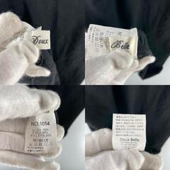 doux belle doux belle 長袖シャツ レーヨン ブラック レディース【古着】【中古】の画像