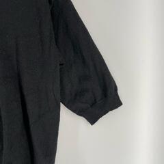 doux belle doux belle 長袖シャツ レーヨン ブラック レディース【古着】【中古】の画像