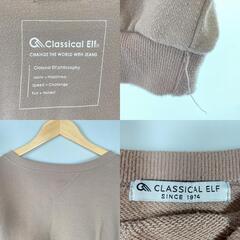 Classical elf クラシカルエルフ スウェット ポリエステル ベージュ レディース M【古着】【中古】の画像