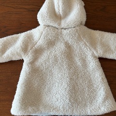 キムラタン クーラクール ウサ耳フードつきアウター  サイズ90の画像