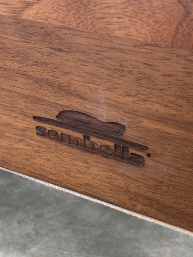 【来店歓迎】モデルルーム展示品 ドイツベッドメーカー sembella センベラ ダブルベッドフレーム 高級マットレス付 未使用展示品