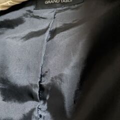 グランターブル　黒　フォーマルジャケット　リボンの画像