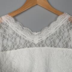 Ofalo オフアロ タンクトップ ポリエステル ホワイト レディース F【古着】【中古】の画像