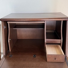 勉強机・鏡付き　Study table with a mirror の画像