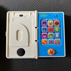 アンパンマン　ことばずかんDXと携帯電話の画像