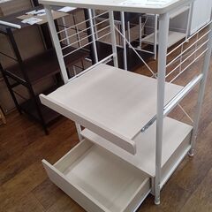 ★リユースのサカイ水戸店★  キッチンラック ライトベージュ H101×D47×W60 クリーニング済み MT6266の画像