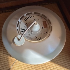 レトロな照明器具　水色　蛍光灯付きの画像