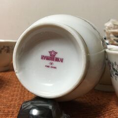 【昭和レトロ 和食器】10点 HYAKUSENKAI 小鉢 未使用品 百選会 FINE CHINA 器 京都 ヴィンテージの画像