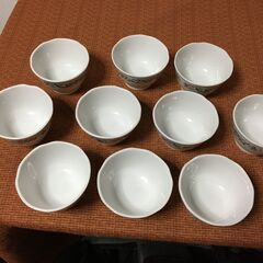 【昭和レトロ 和食器】10点 HYAKUSENKAI 小鉢 未使用品 百選会 FINE CHINA 器 京都 ヴィンテージの画像