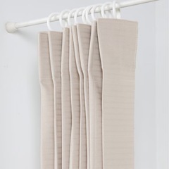 間仕切り カーテン 90X250 ロング モカ 2セットの画像