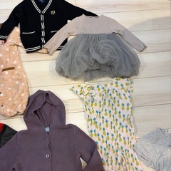 子ども服女の子80から90cm14点まとめうりまとめ売りの画像