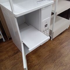 ★リユースのサカイ水戸店★  レンジ台 ホワイト H116.5×D48×W56 クリーニング済み MT6267の画像