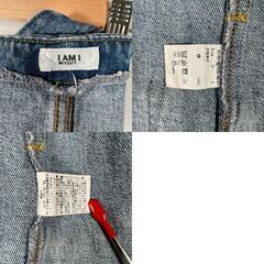 Iam I アイアムアイ サロペット コットン レディース F【古着】【中古】の画像