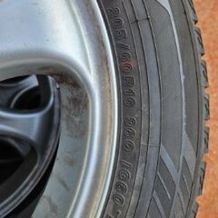中古品　スタッドレスタイヤホイール付205/60/R16  96Q  4本セットの画像