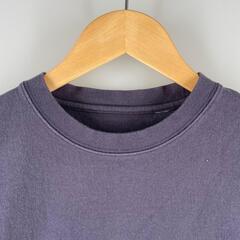 ノーブランド  長袖Tシャツ コットン パープル メンズ【古着】【中古】の画像