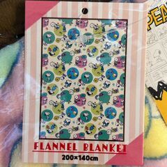 スヌーピーフランネルブランケット 約200×140cmの画像