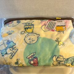 スヌーピーフランネルブランケット 約200×140cmの画像