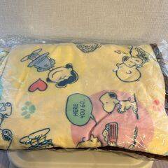 スヌーピーフランネルブランケット 約200×140cmの画像