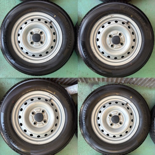 超激安‼️ダイハツ純正 ホイール付き新品タイヤ‼️ 2022年製造 145/80R13