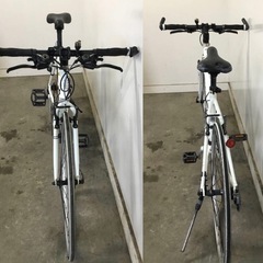 A-214△ v 岐阜発/ PRECISION/ クロスバイク/ 700×23c/ 3×7段変速/ 自転車/ グリップベタつきあり/変速難あり/ 現状品/ R7.10/18 △の画像