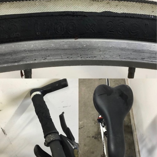 A-214△ v 岐阜発/ PRECISION/ クロスバイク/ 700×23c/ 3×7段変速/ 自転車/ グリップベタつきあり/変速難あり/ 現状品/ R7.10/18 △