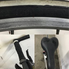 A-214△ v 岐阜発/ PRECISION/ クロスバイク/ 700×23c/ 3×7段変速/ 自転車/ グリップベタつきあり/変速難あり/ 現状品/ R7.10/18 △の画像