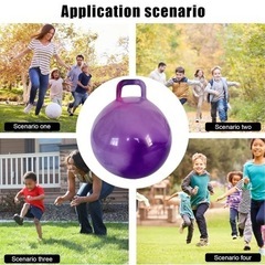 ハンドル付きバランスボールの画像