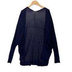 Freesia by Freeze Mart フリージアバイフリーズマート カーディガン レーヨン ネイビー レディース M【古着】【中古】の画像