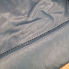 ★リユースのサカイ水戸店★  座椅子 ダークブルー H75×D70×W75 クリーニング済み MT6270の画像