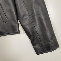 Ray Beams レイビームス ライダースジャケット ポリエステル/羊革 ブラック レディース 0【古着】【中古】の画像