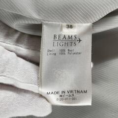 BEAMS LIGHTS ビームスライツ ステンカラーコート ウール ブルー レディース 38【古着】【中古】の画像