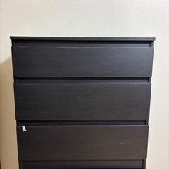 引取限定【IKEA チェスト3段 ×2点セット】の画像