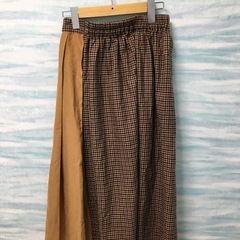 チェック柄　プリーツ　スカート　Mサイズの画像
