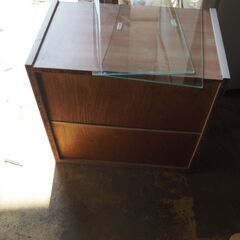 小物入れ、ガラスつき、２段カラーBOXの画像