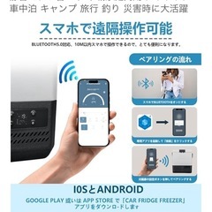 未開封！ポータブル冷蔵庫 車載冷蔵庫 車載冷蔵冷凍庫 P8 8L 8リットルの画像