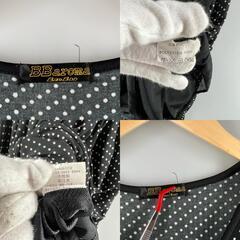 OFUON オフオン 春夏 SS ワンピース ポリエステル ブラック レディース【古着】【中古】の画像