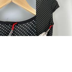 OFUON オフオン 春夏 SS ワンピース ポリエステル ブラック レディース【古着】【中古】の画像