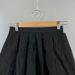 美品 UNTITLED アンタイトル 春夏 SS スカート ブラック レディース XXS S【古着】【中古】の画像