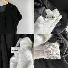 Style com スタイルコム ワンピース ポリエステル ブラック レディース【古着】【中古】の画像