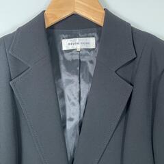 Style com スタイルコム テーラードジャケット ポリエステル ブラック レディース【古着】【中古】の画像