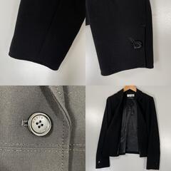 Style com スタイルコム テーラードジャケット ポリエステル ブラック レディース【古着】【中古】の画像