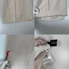 INDIVI インディヴィ パンツ ポリエステル/その他 ベージュ レディース 6M 38【古着】【中古】の画像