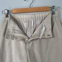 INDIVI インディヴィ パンツ ポリエステル/その他 ベージュ レディース 6M 38【古着】【中古】の画像