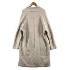 美品 UNTITLED アンタイトル プレーン 秋冬 AW カーディガン アンゴラ ベージュ レディース M【古着】【中古】の画像