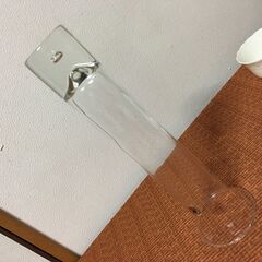 未使用品【AUSTRALIA】ガラス 花瓶 CROWN CORNING GLASS フラワーベース クラウンコーニング オブジェ 一輪挿しの画像