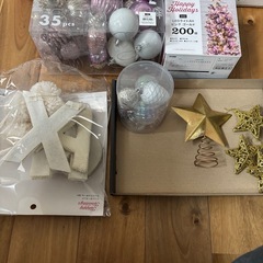 クリスマスツリーセットの画像