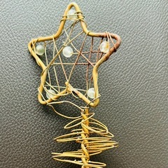 ビーズ付ワイヤーツリーの画像