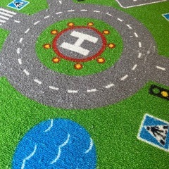 IKEA キッズ　ラグの画像