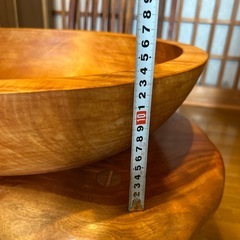 くり抜き蕎麦こね鉢の画像